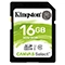 کارت حافظه SD کینگستون مدل Canvas Select کلاس 10 استاندارد UHS-I U1 سرعت 80MBps ظرفیت 16 گیگابایت